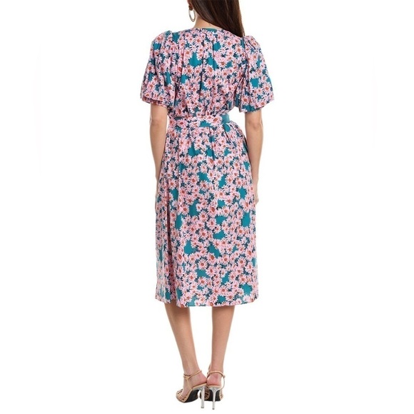 NEW w/Tags DIANE VON FURSTENBERG
Laena Blue Pink Floral Shift Dress Size Small - Picture 6 of 10